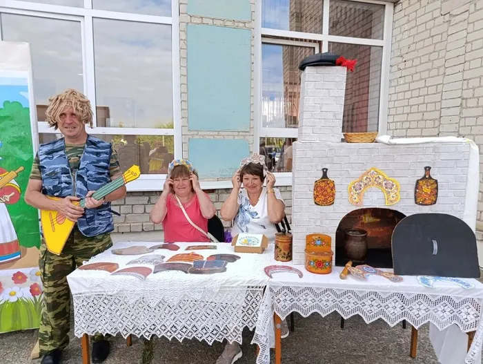 гости у печки